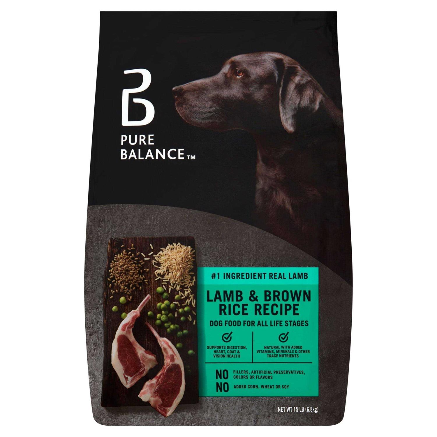 Pure Balance Lamb & Brown Rice Recipe Dry Dog Food