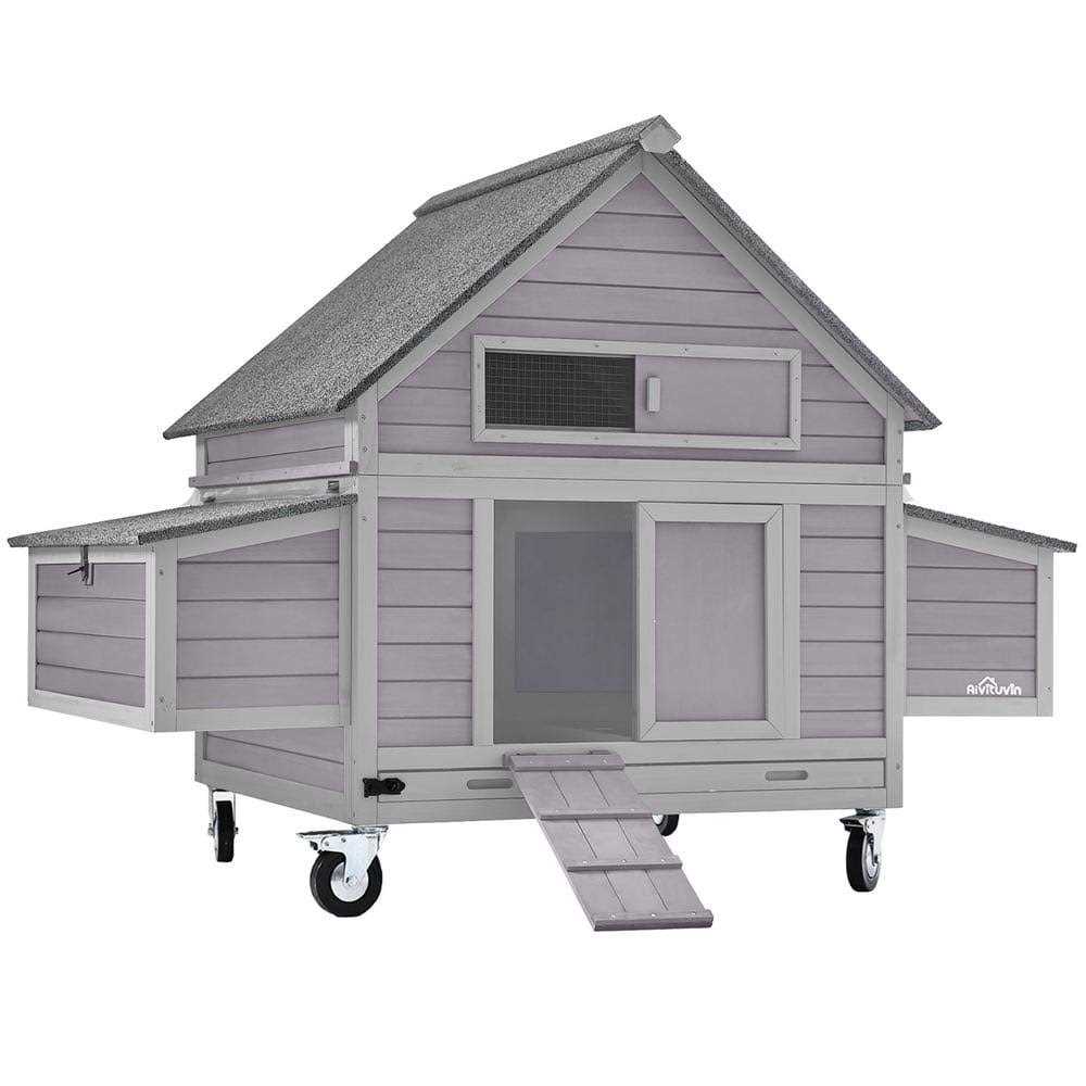 aivituvin Large Chicken Tractor for 2-3 Chickens AIR67