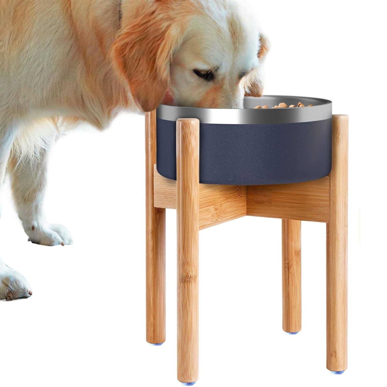 ZPirates Dog Bowl Stand Dogs Height Width Adjustable