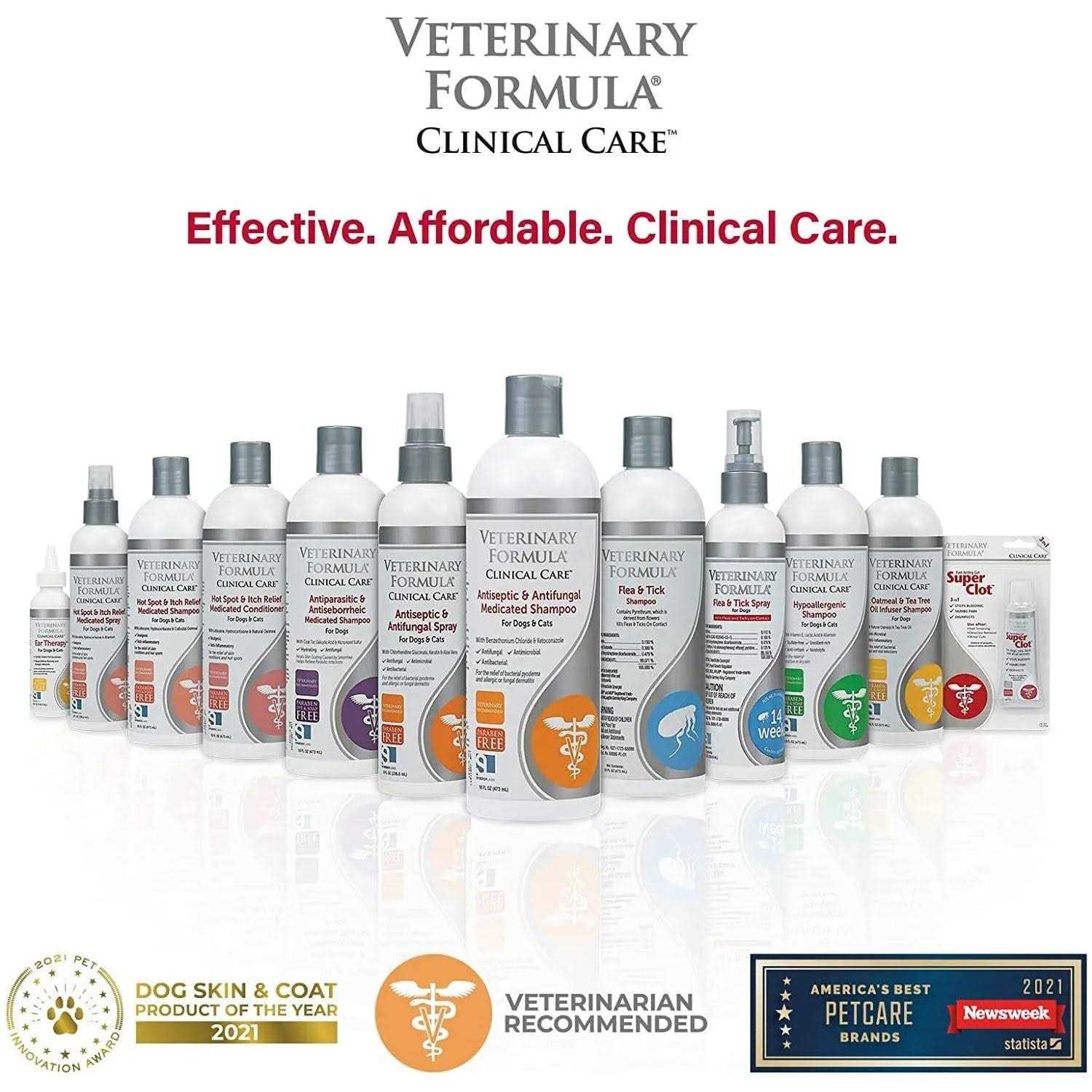 Veterinary Formula Clinical Care Antiseptic & Antifungal Medicated Shampoo