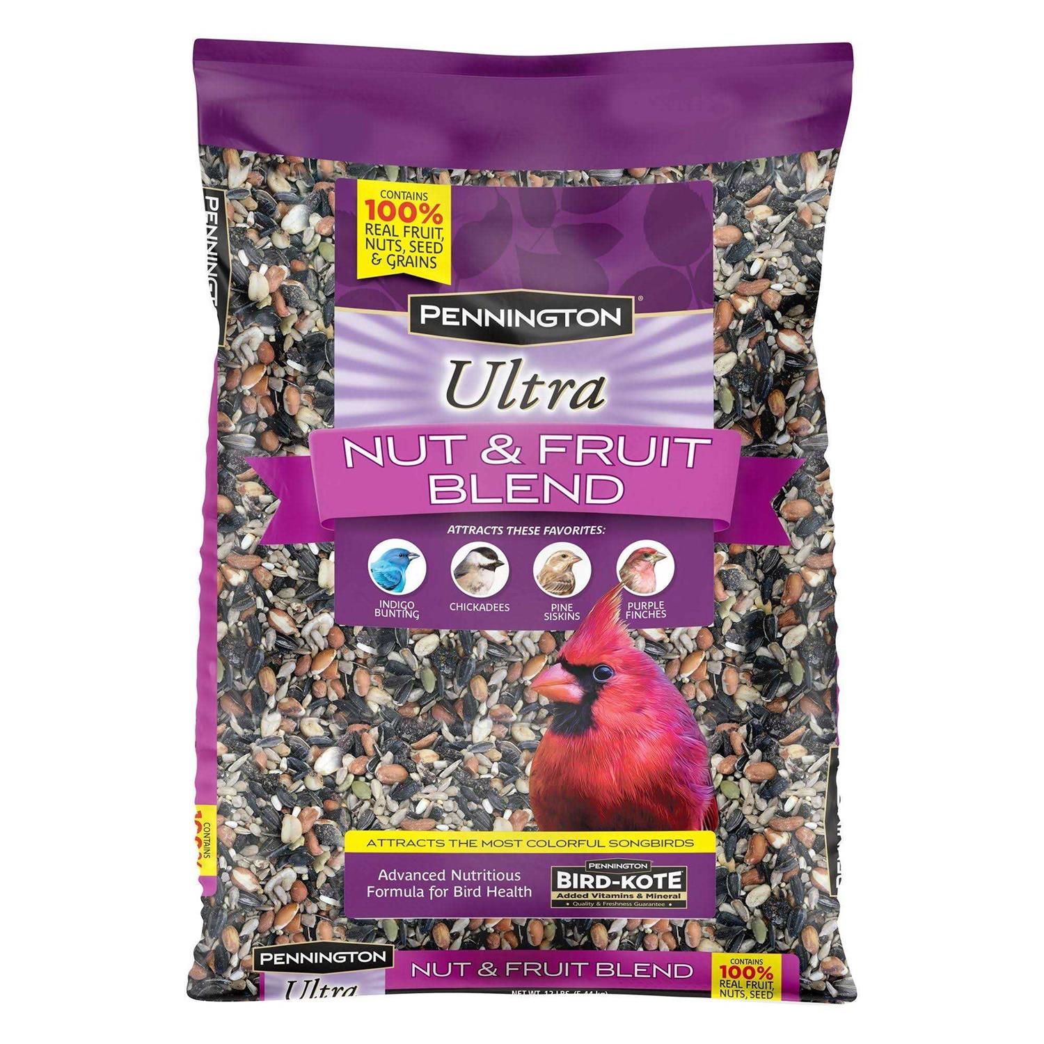 Pennington Ultra Fruit & Nut Blend Wild Bird Seed and Feed