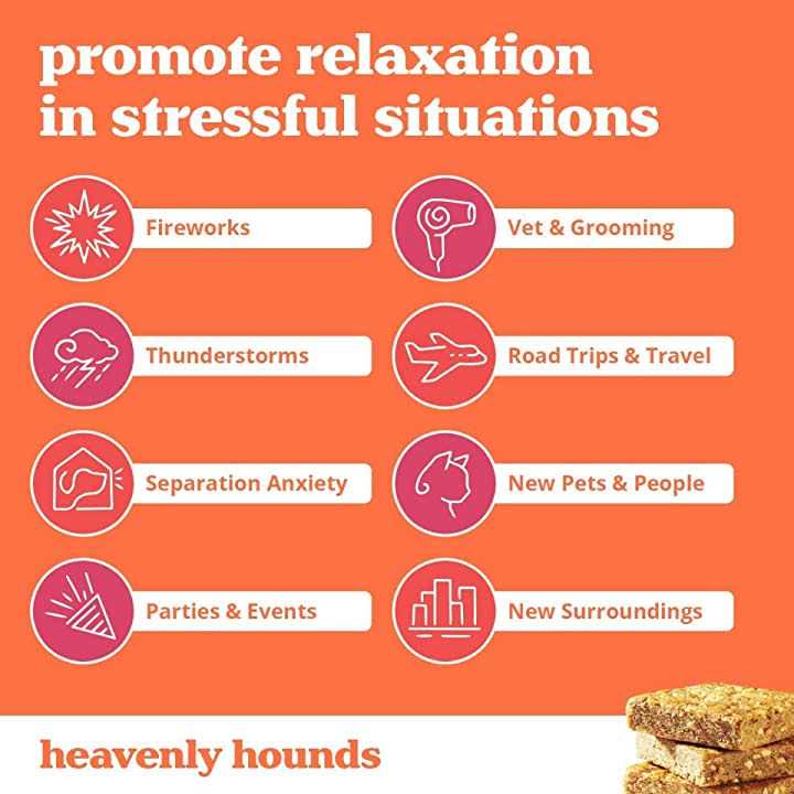 Heavenly Hounds Peanut Butter Flavored Relaxation Square