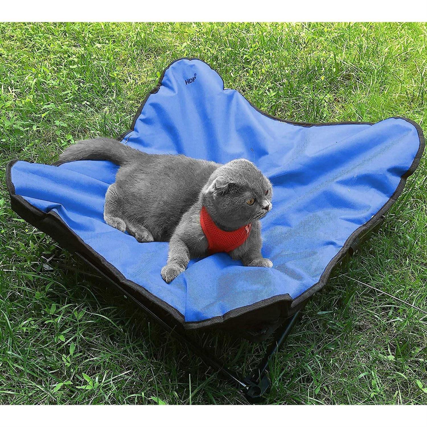 HDP Elevated Padded Napper Cot Space Saver Pet Bed