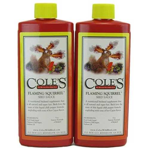 Cole’s Wild Bird Products Fs08 Flaming Squirrel Seed Sauce
