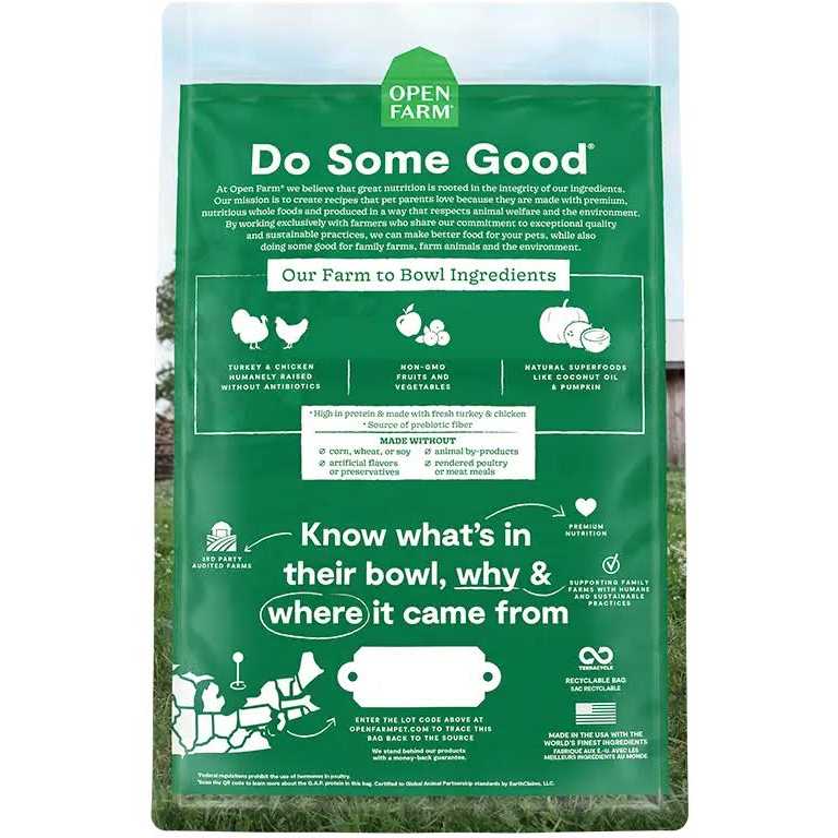 Open Farm Homestead Turkey & Chicken Grain Free Dry Cat Food 2lbs