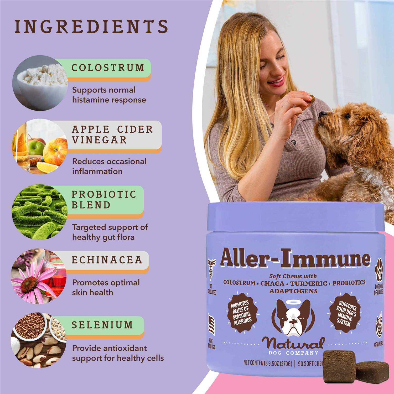 Natural Dog Company Aller-Immune Chews
