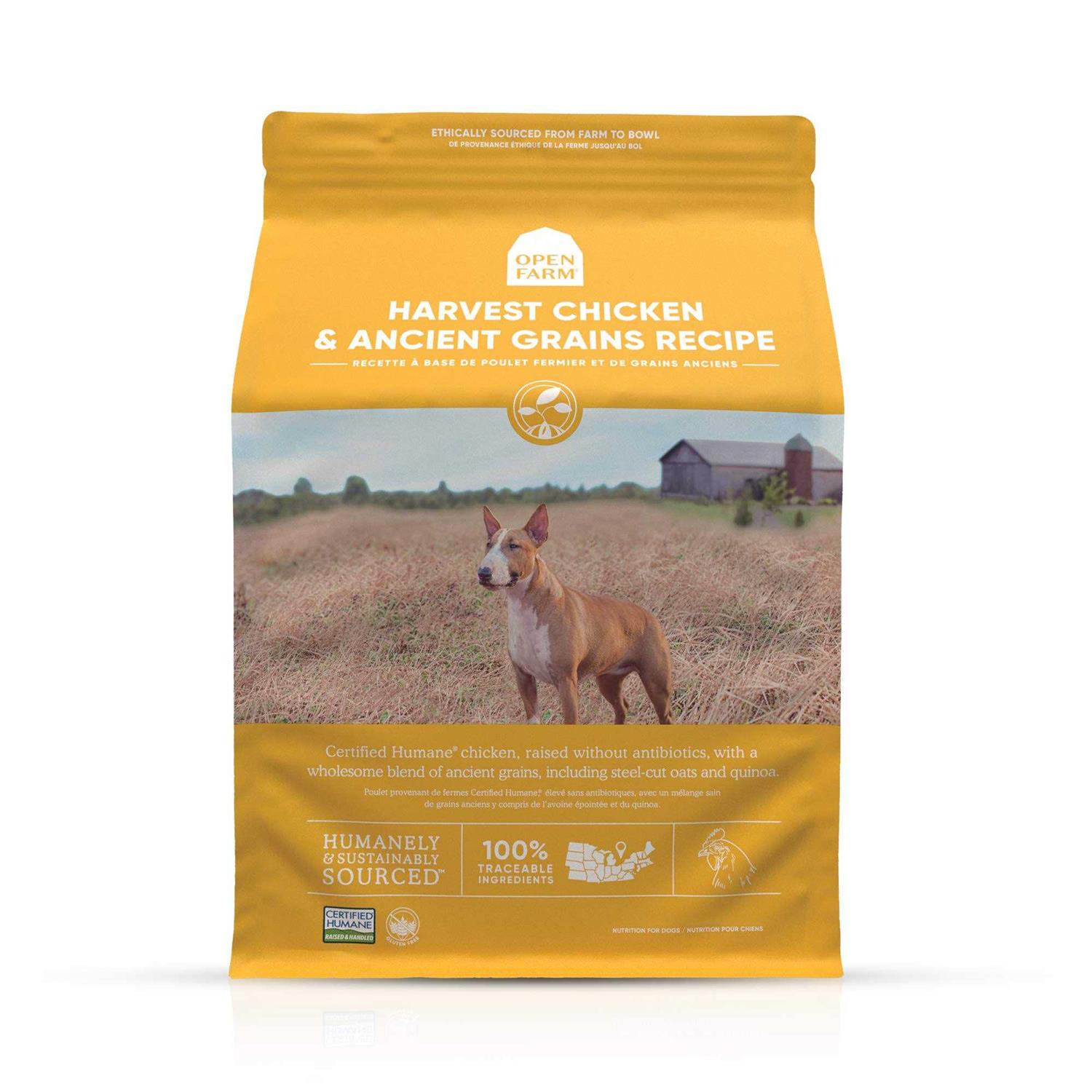 Open Farm Harvest Chicken Ancient Grains Dry Dog Food