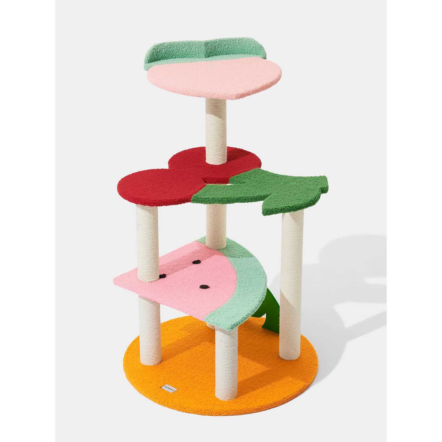 Fruit Frenzy Cat Climber Tree by Vetreska