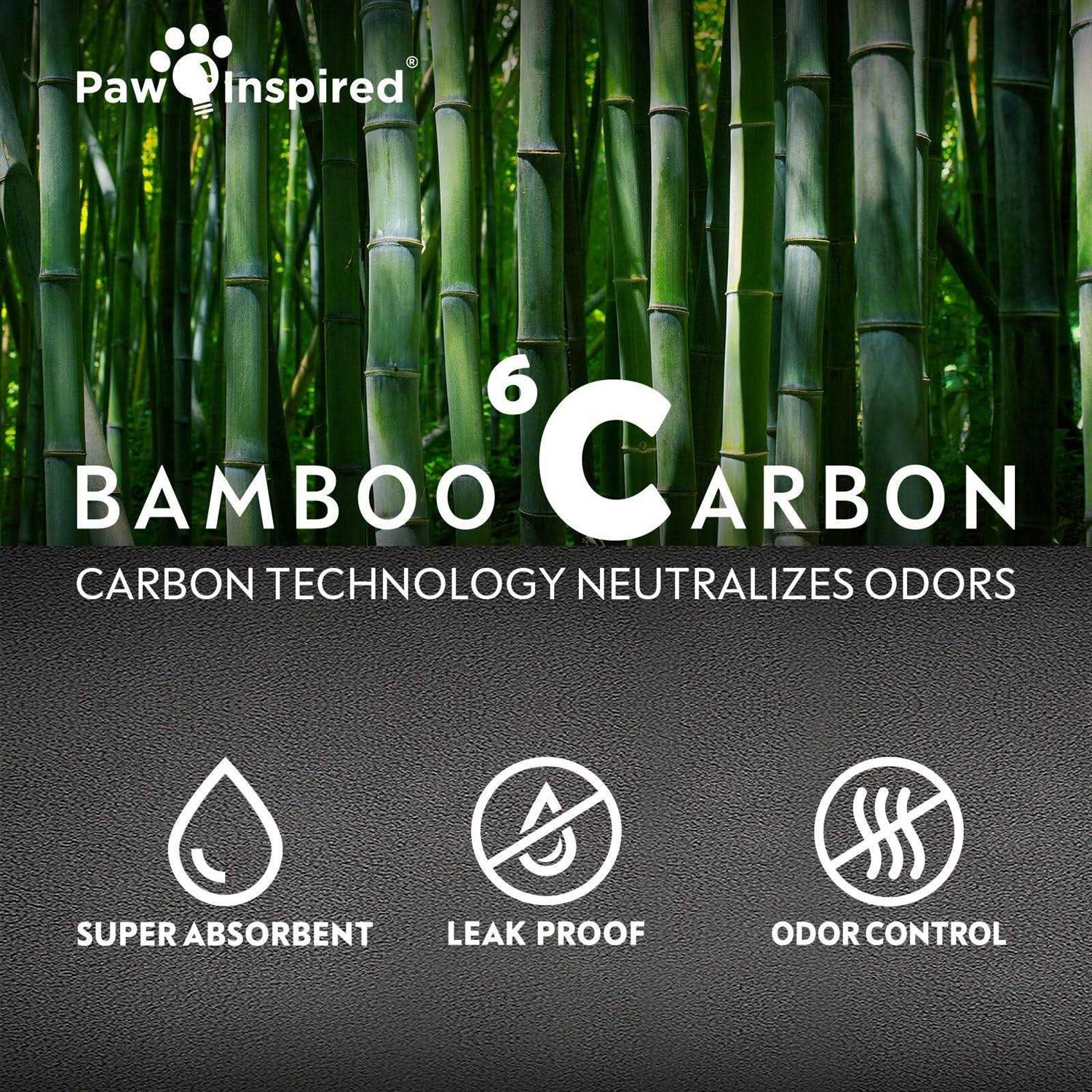 Paw Inspired Bamboo Carbon Washable Guinea Pig Cage Liners