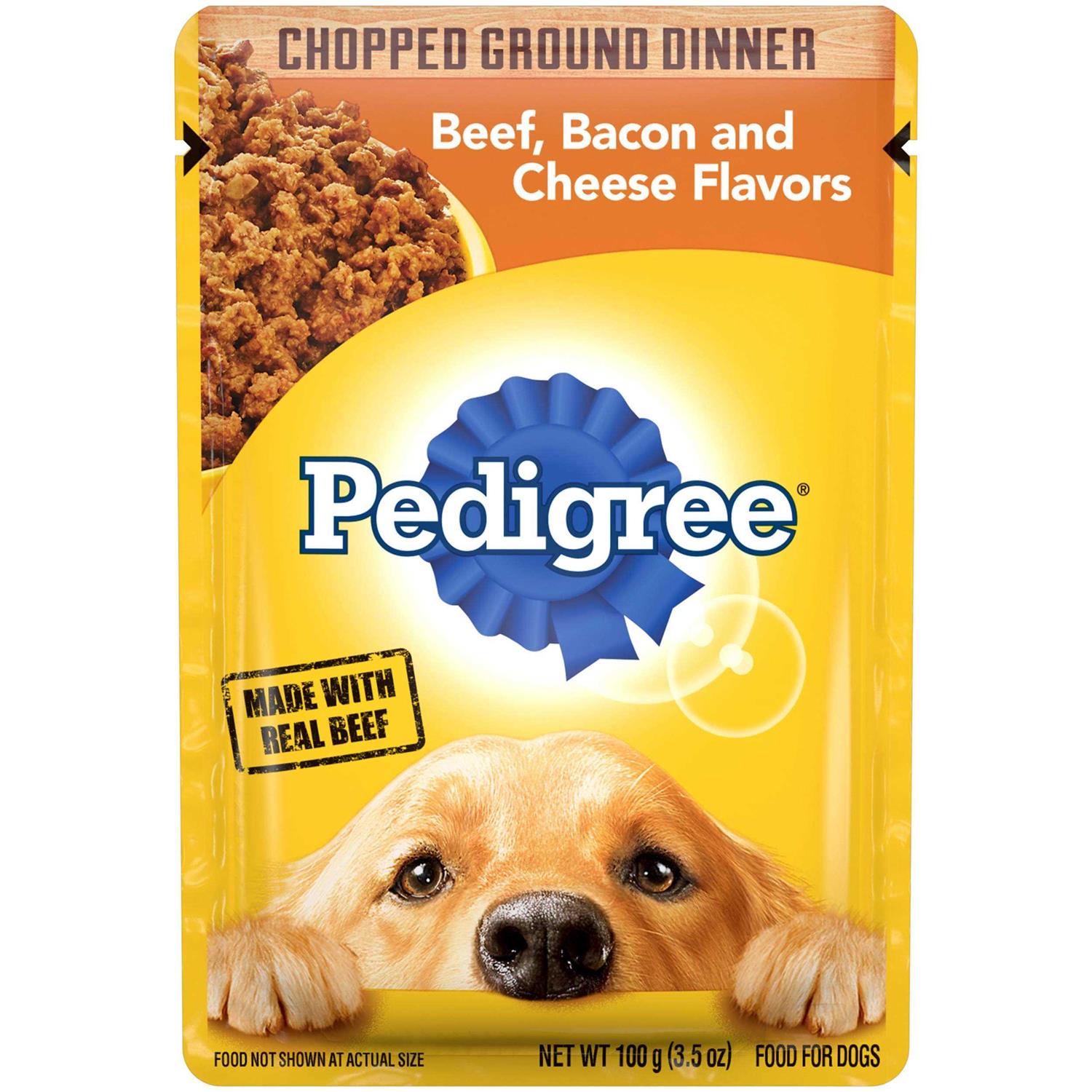 Pedigree Wet Dog Food Chopped Ground Dinner