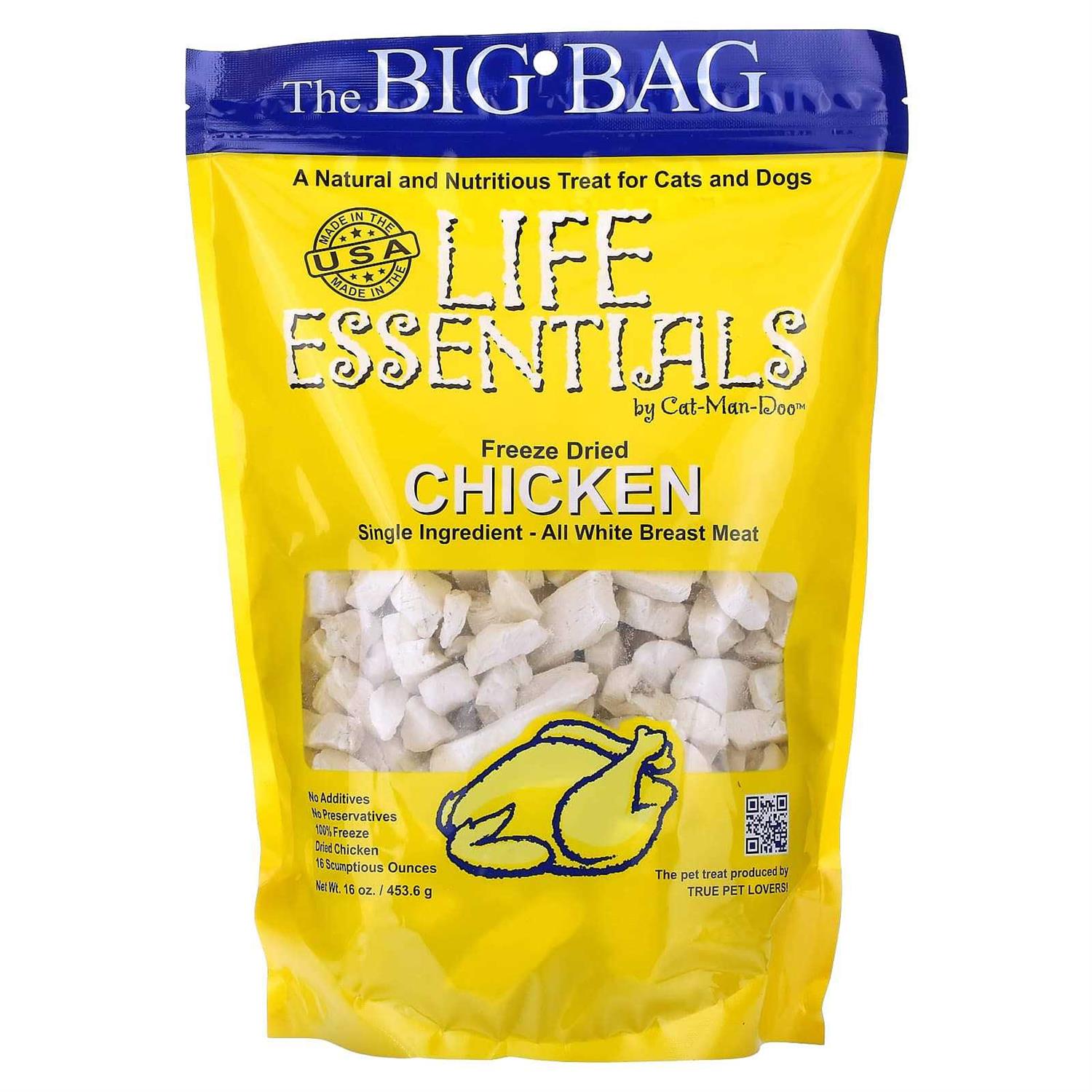 Cat-Man-Doo Life Essentials Freeze Dried Chicken