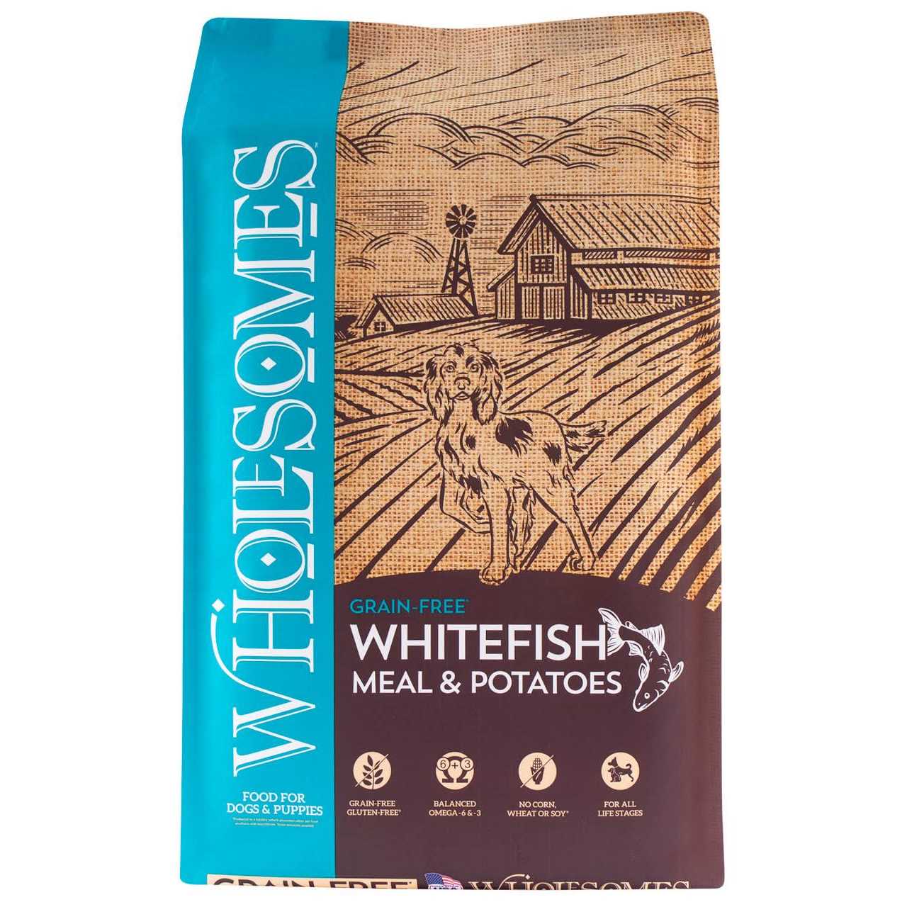 Wholesomes Whitefish Meal & Chickpeas Grain-Free Dry Dog Food
