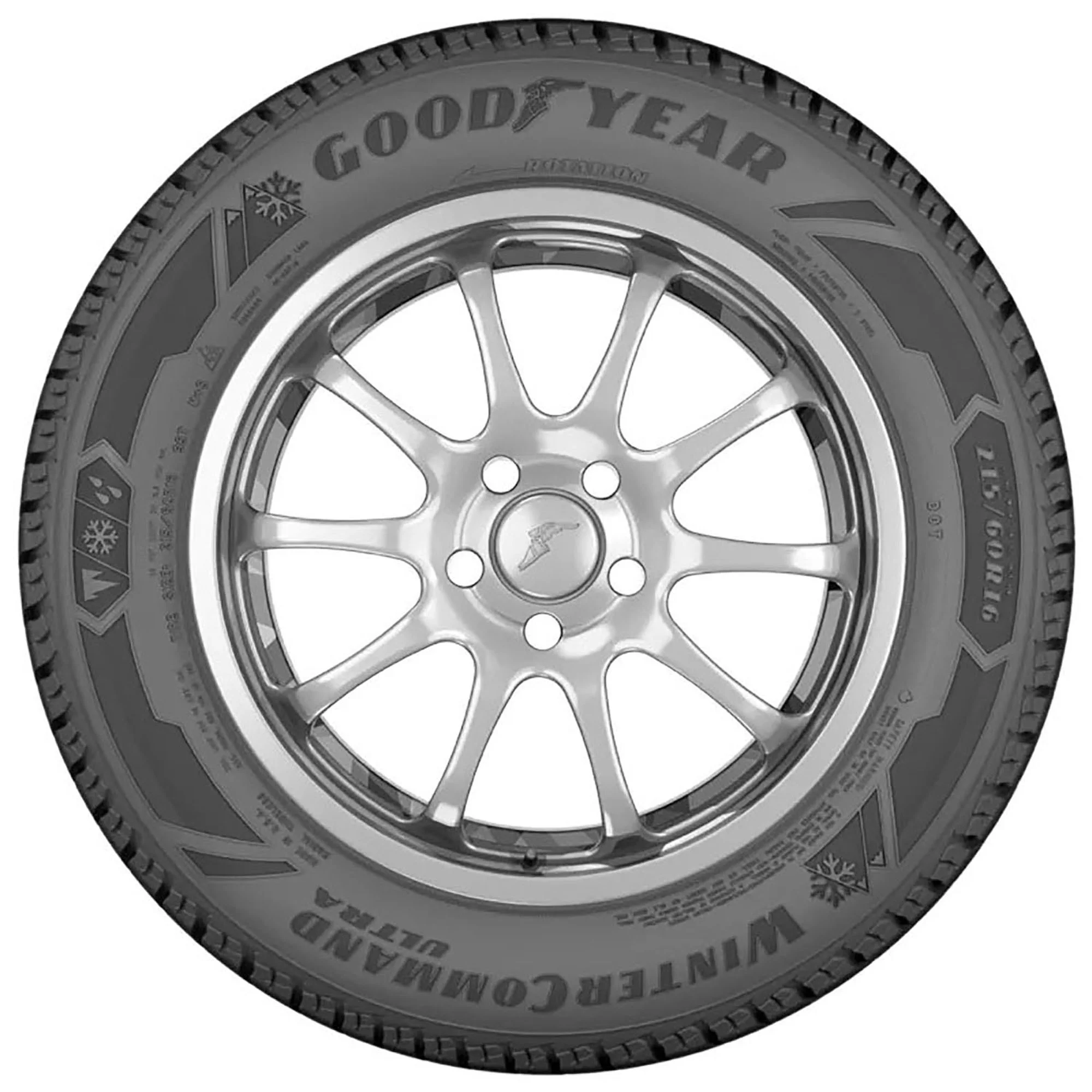 Goodyear Winter Command Ultra Winter 225/65R17 102H Passenger Tire