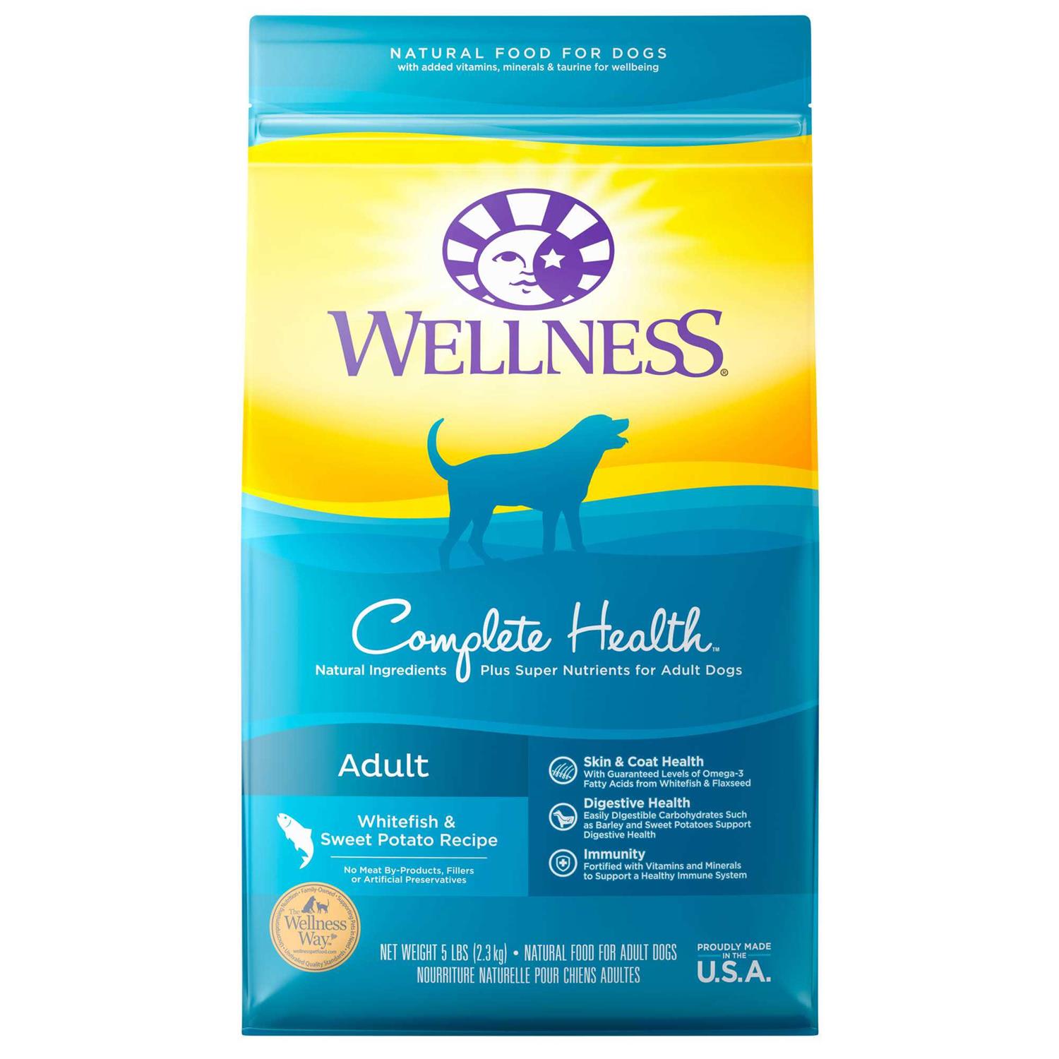 Wellness Complete Health Whitefish & Sweet Potato Dry Dog Food