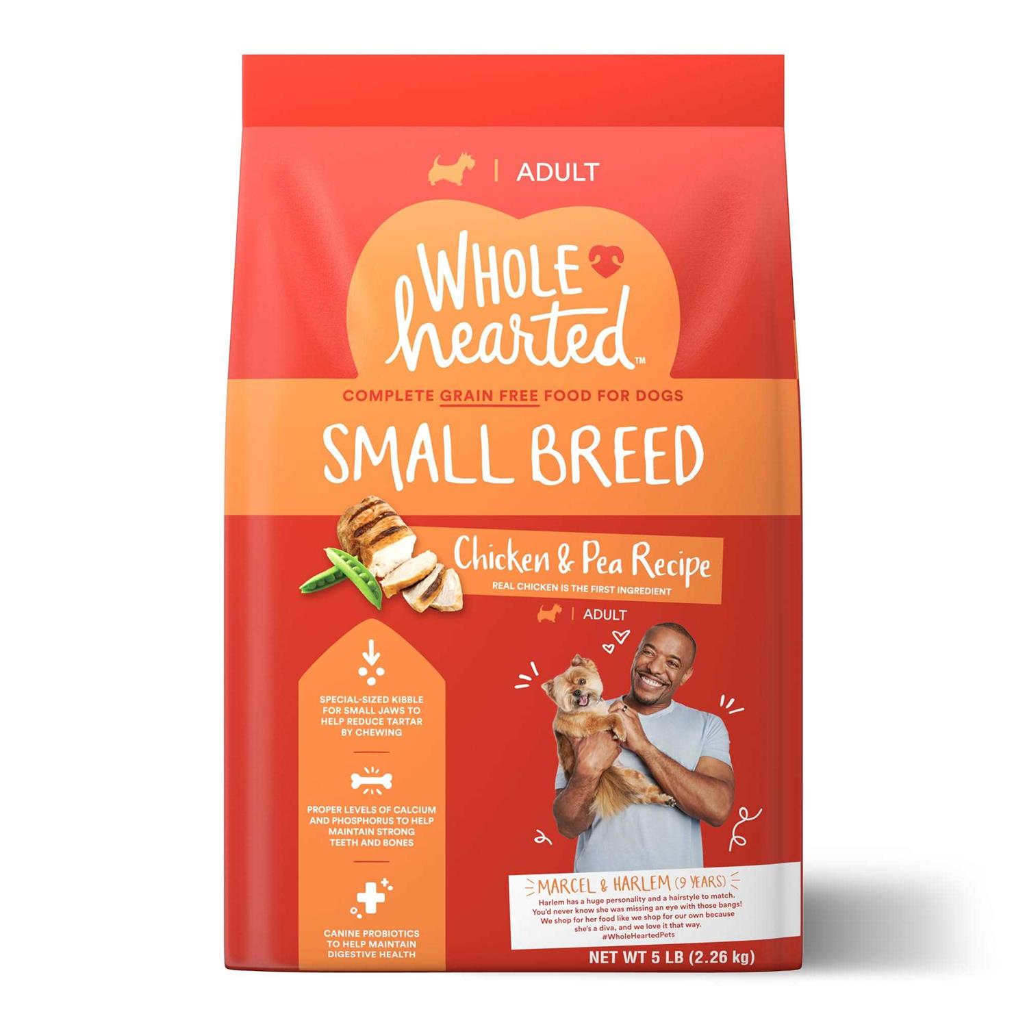 WholeHearted Grain Free Breed Chicken & Pea Recipe Dry Dog Food