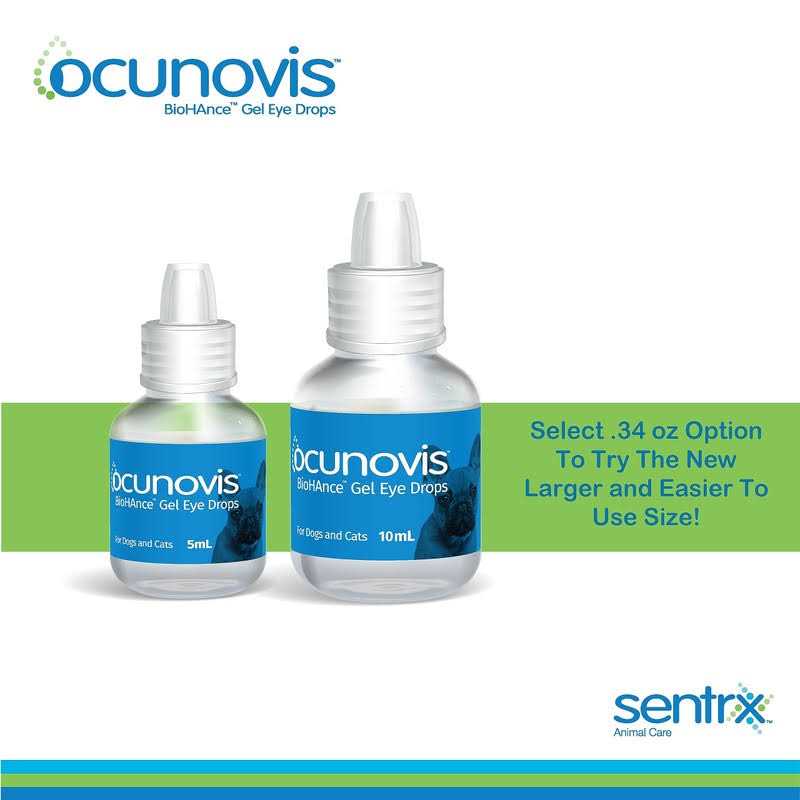 Ocunovis BioHAnce Gel Eye Drops for Dogs and Cats