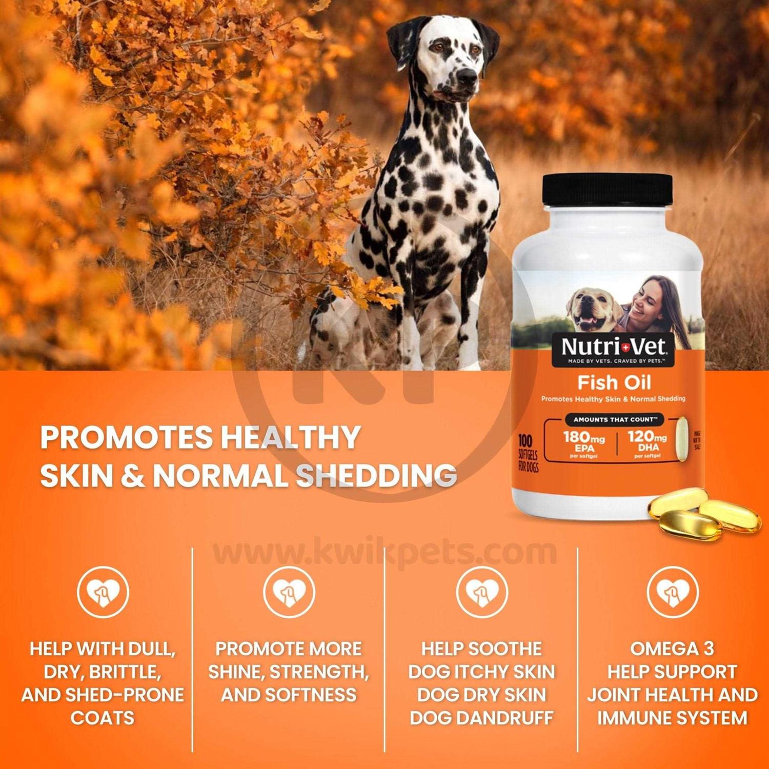 Nutri Vet Fish Oil Softgels for Dogs
