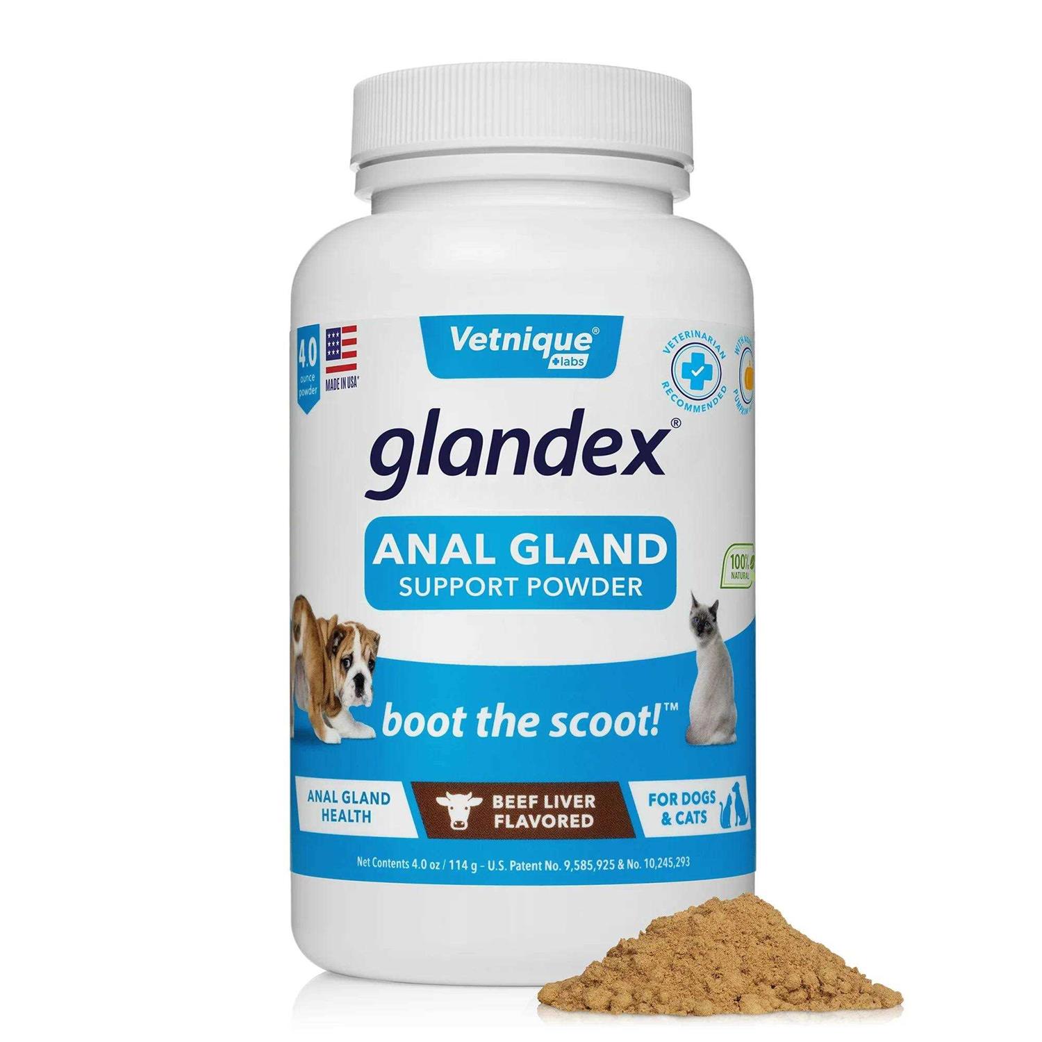 Glandex Anal Gland Support Powder for Dogs & Cats