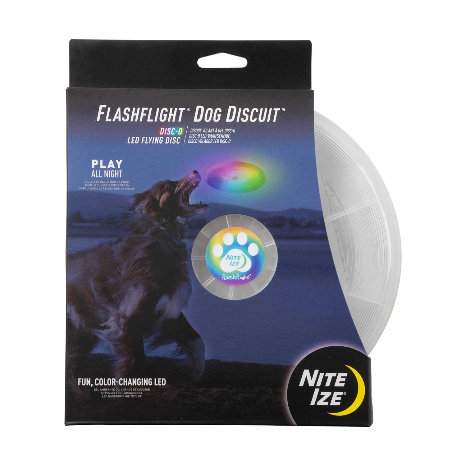 Nite Ize Flashflight Dog Discuit LED Flying Disc
