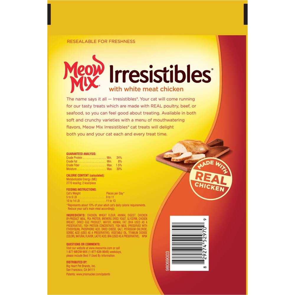 Meow Mix Irresistibles Cat Treats Soft