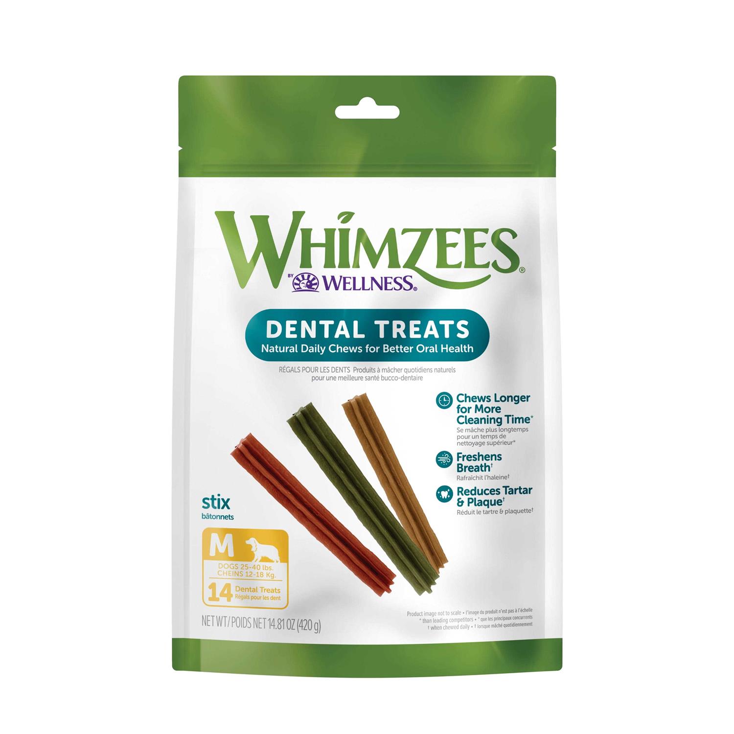 Whimzees Stix Dental Dog Treats