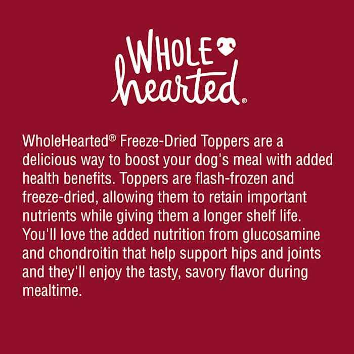 WholeHearted Freeze-Dried Health Dog Food Toppers