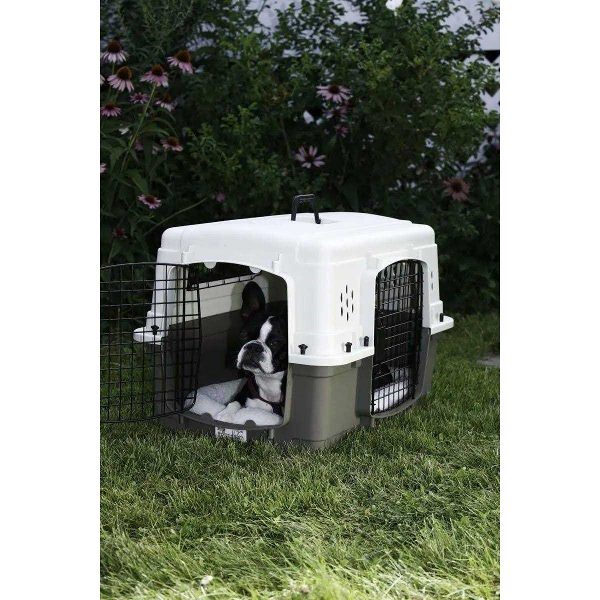 Pet Lodge Double Door Plastic Crate