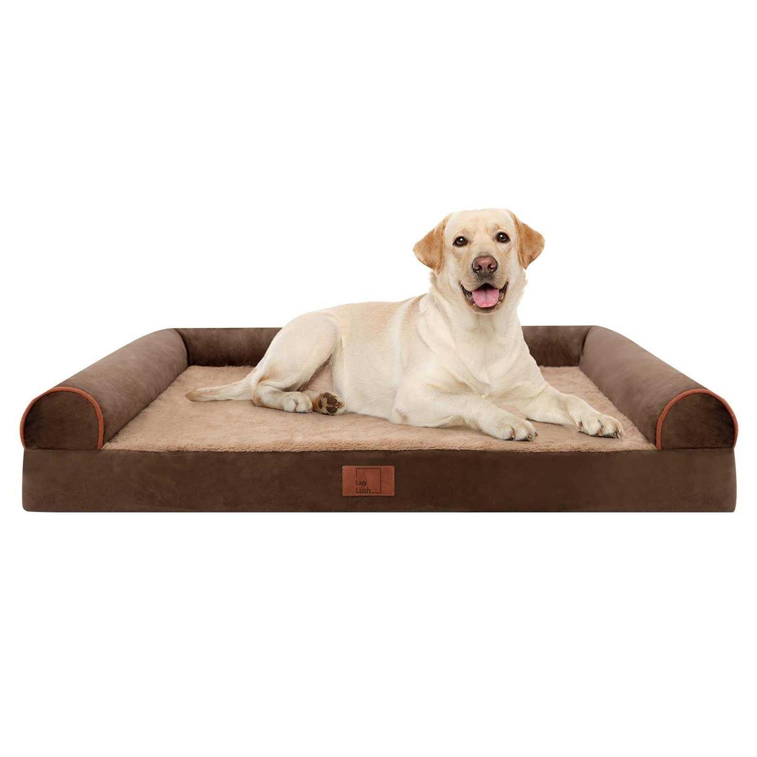 Lazy Lush Dog Bed Dog Beds for Extra Large Dogs Large Dog Bed with Removable Washable Cover