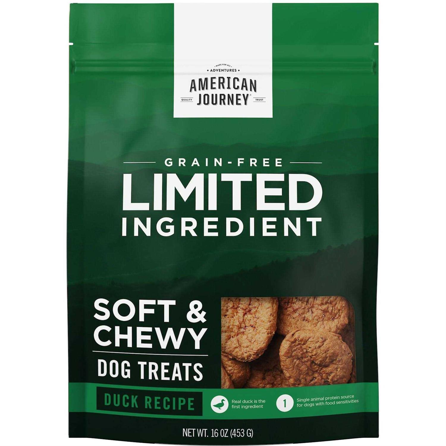 American Journey Limited Ingredient Grain-Free Recipe Soft & Chewy Dog Treats
