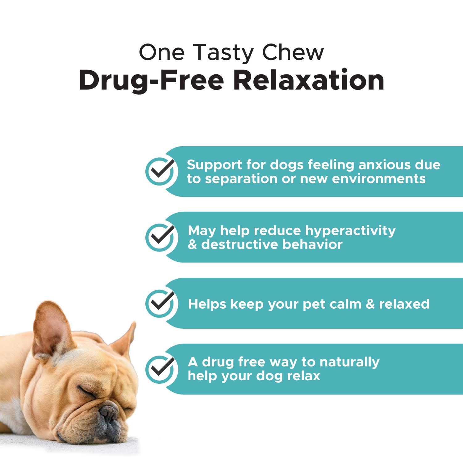 Pet Honesty Melatonin Calming Max Strength Dog Chew Supplement