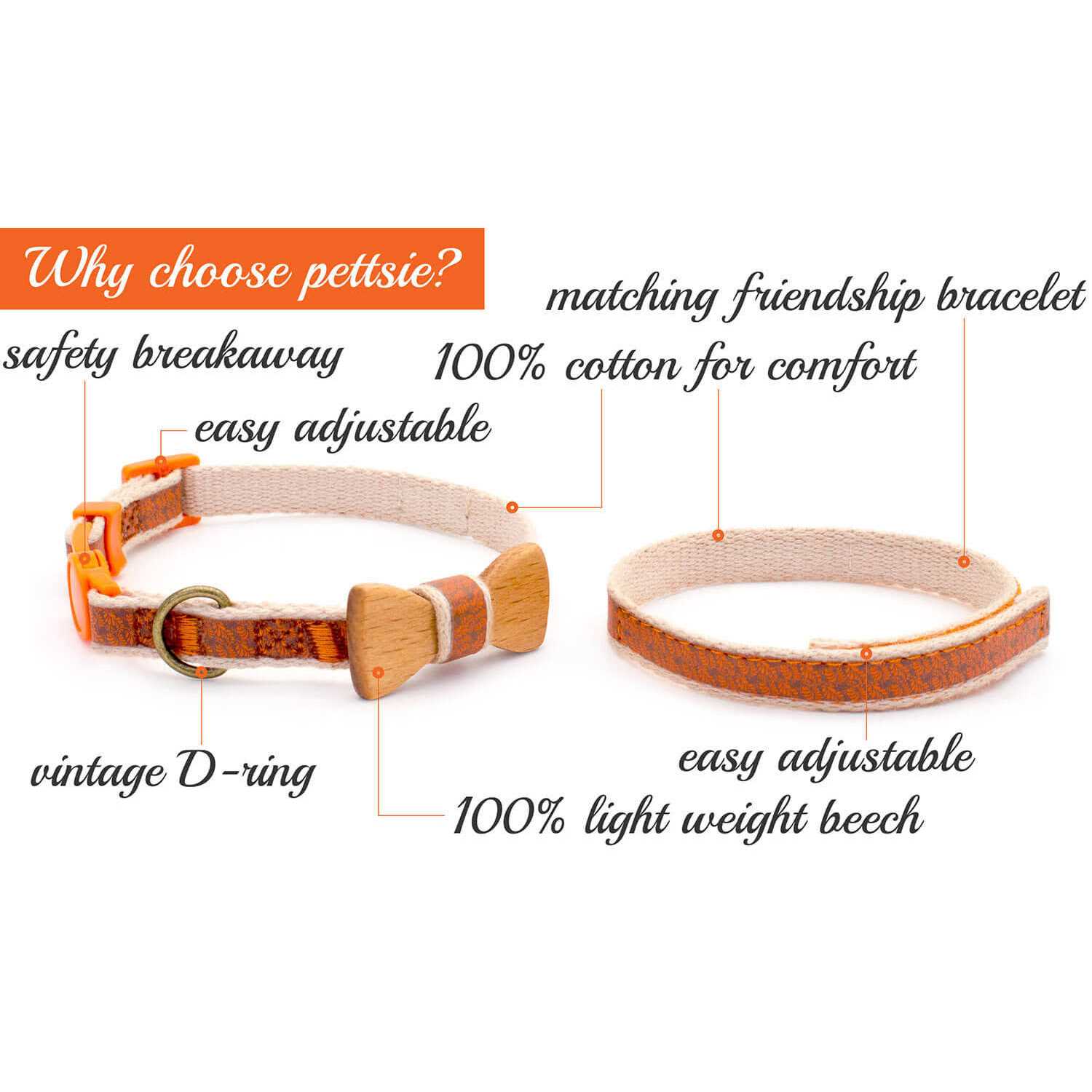Pettsie Cat Collar Breakaway Friendship Bracelet