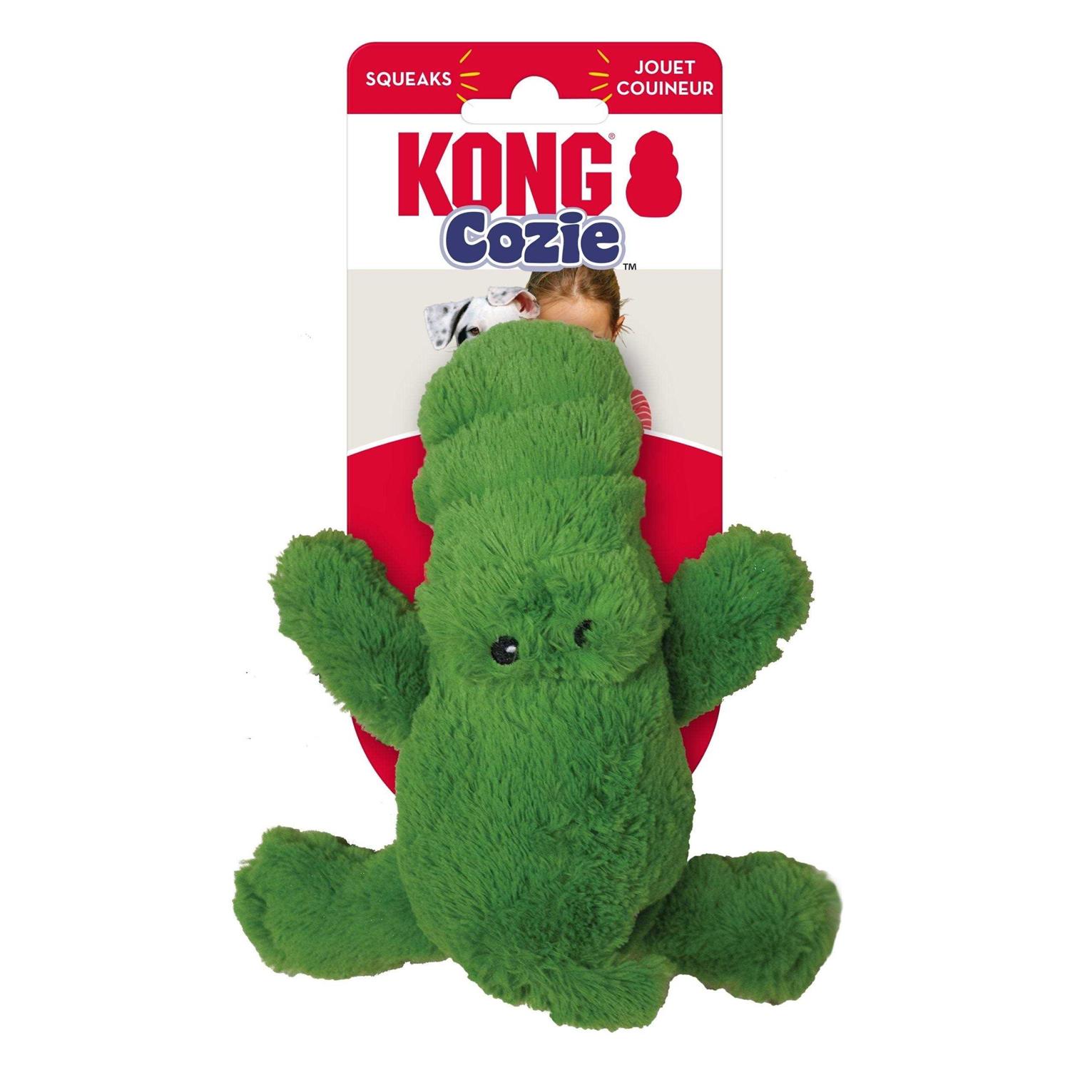 KONG Ali Alligator Cozie Dog Toy