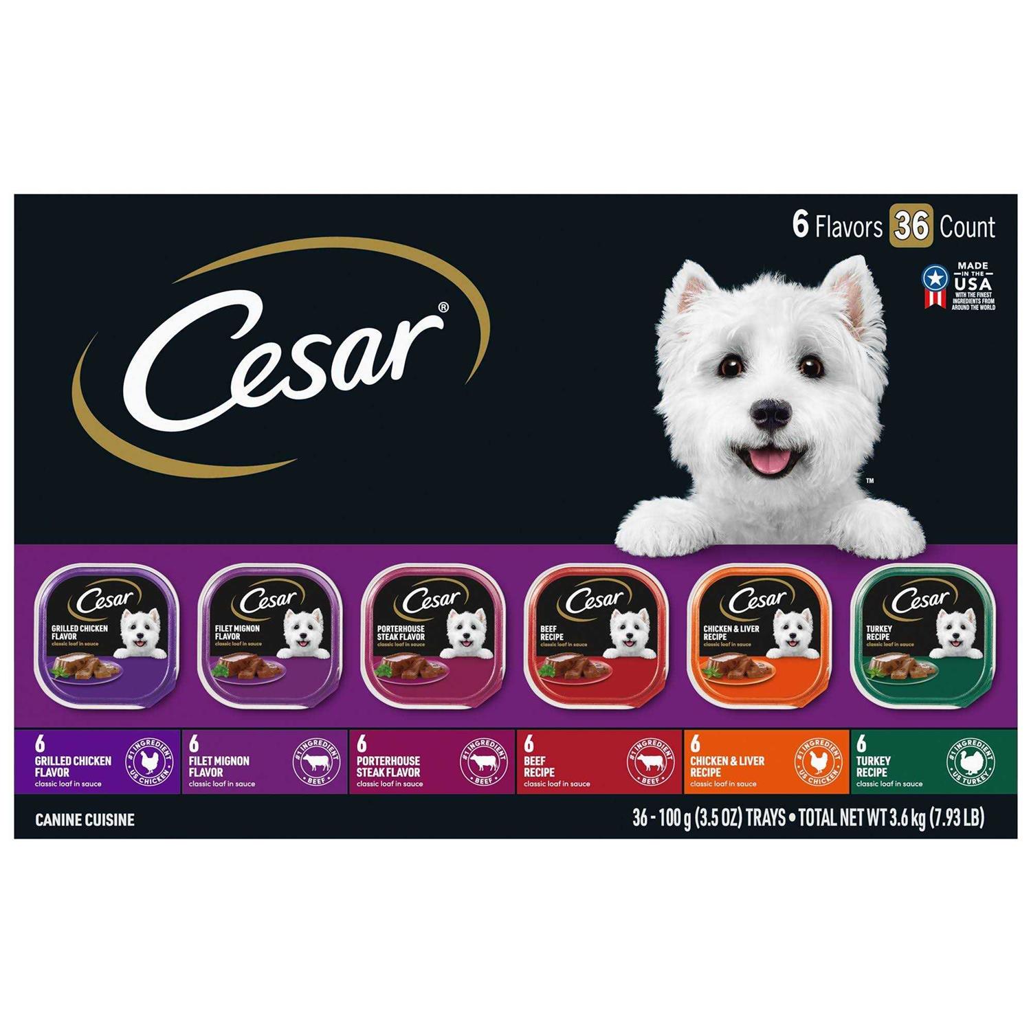 Cesar Classics Wet Dog Food Variety Pack