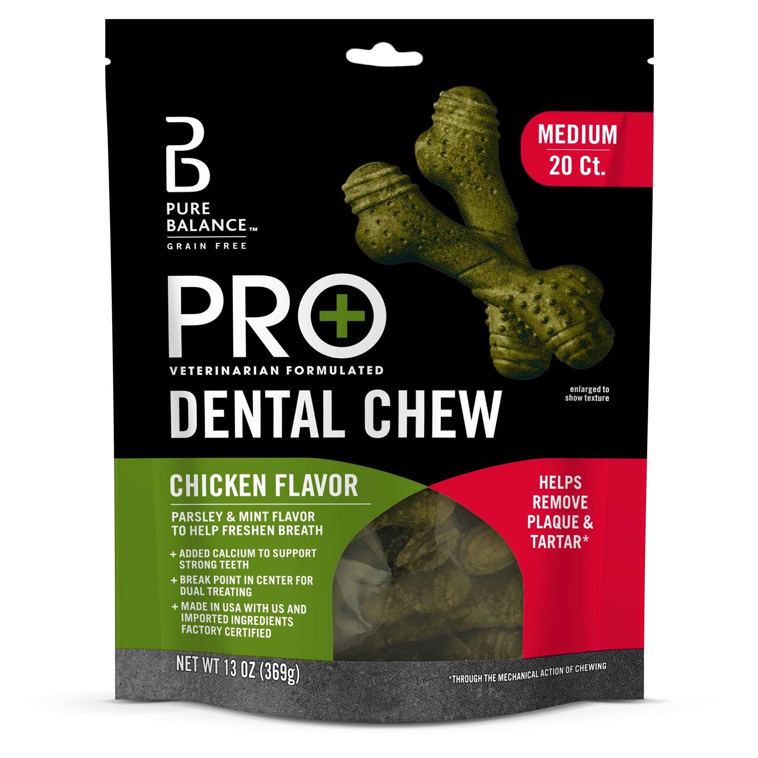 Pure Balance Pro+ Dental Chews for Dogs