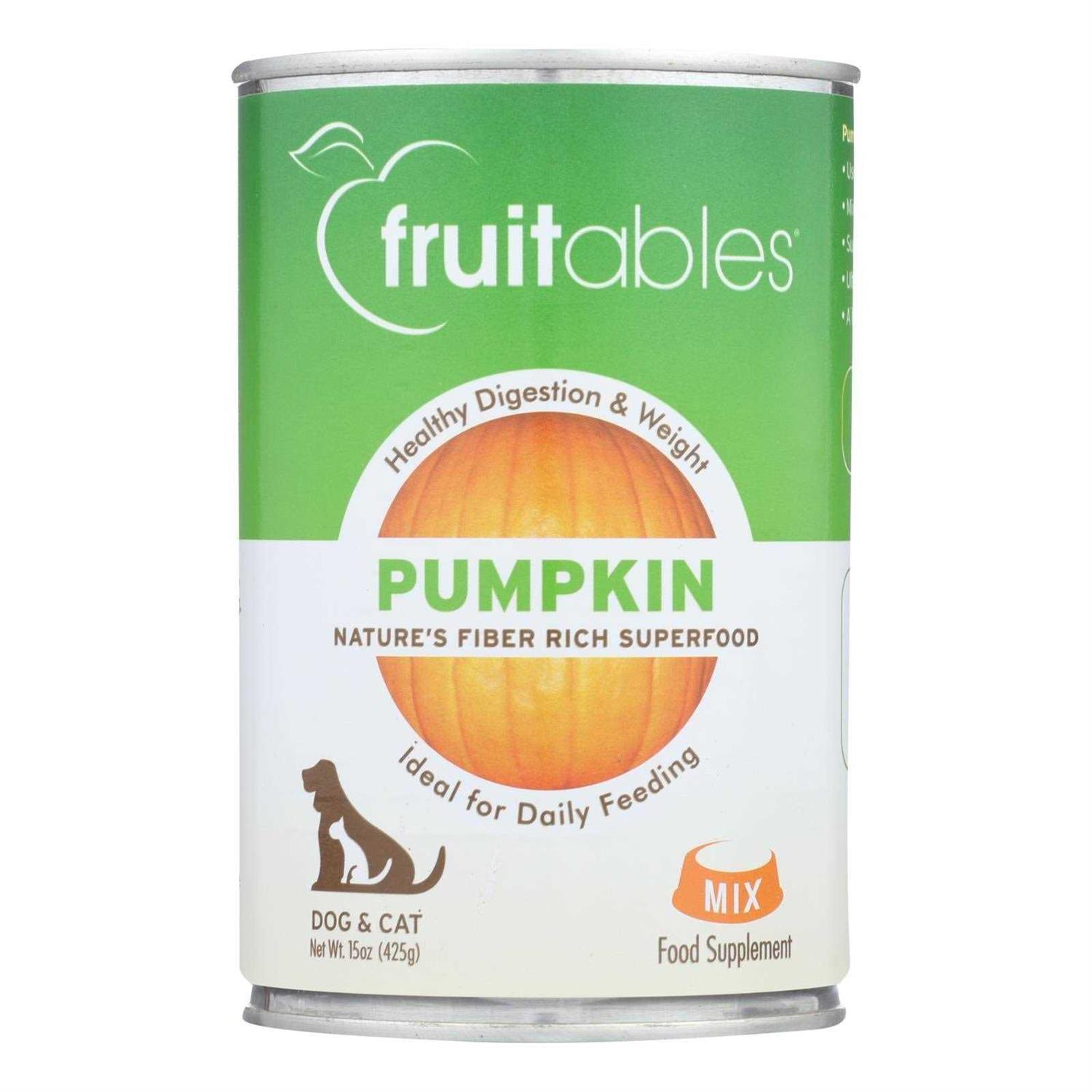 Fruitables Pet Puree Pumpkin Can