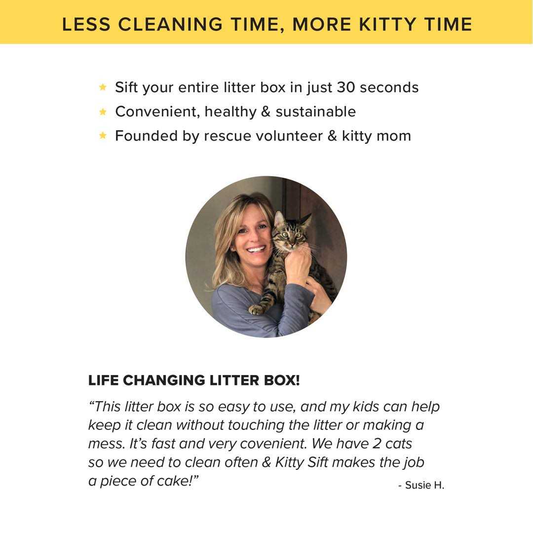 Kitty Sift Disposable Sifting Litter Box
