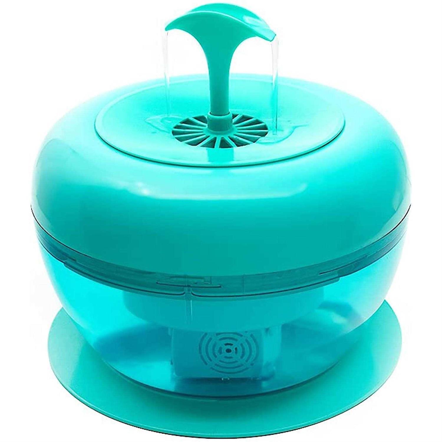 IntelliLeash PURRoducts Purrfect Water Fountain for Cats and Small Dogs with Premium 5-Layer Filter That Lasts Up To Two Months. Splash Free and Tip