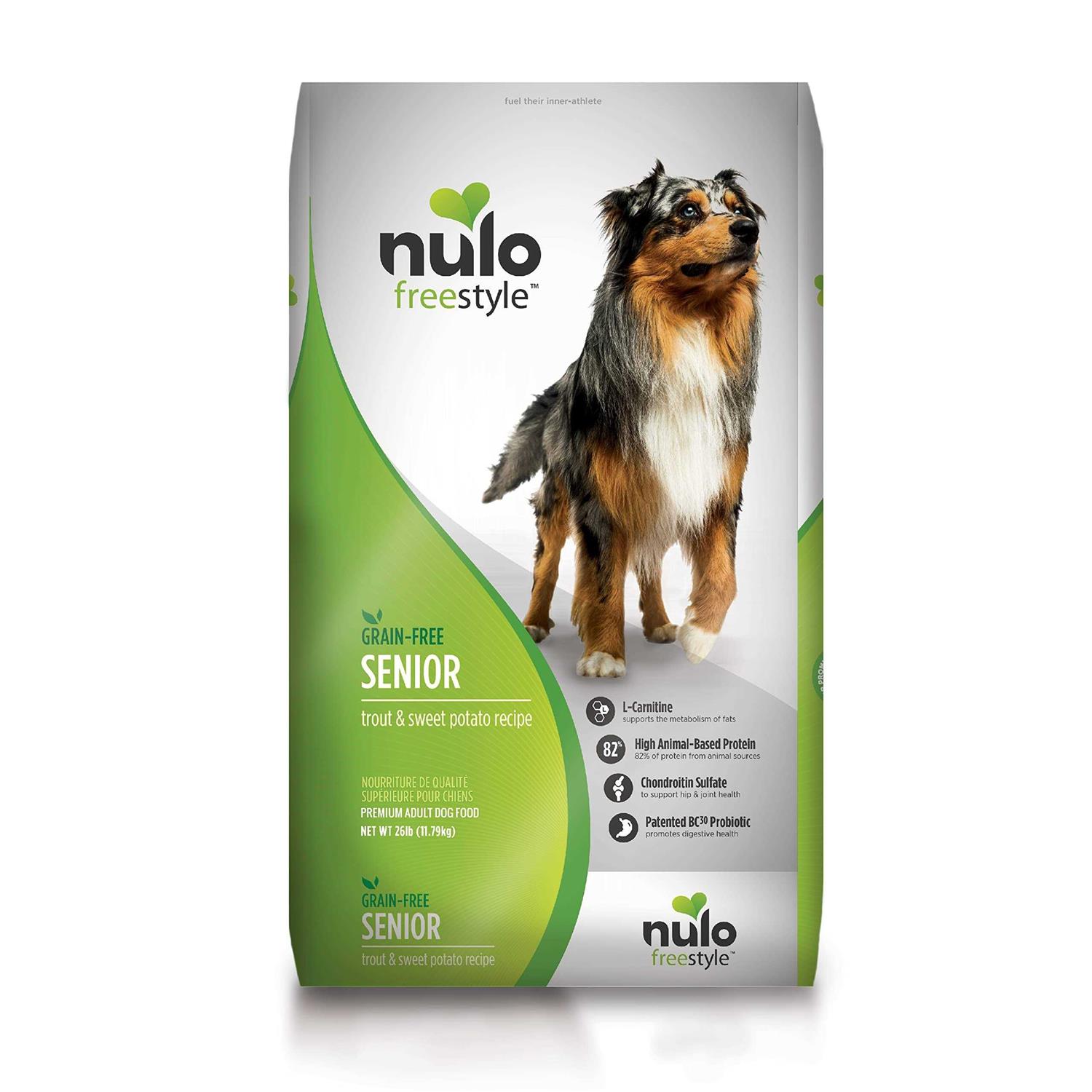 Nulo Freestyle Grain-Free Senior Trout & Sweet Potato Dry Dog Food