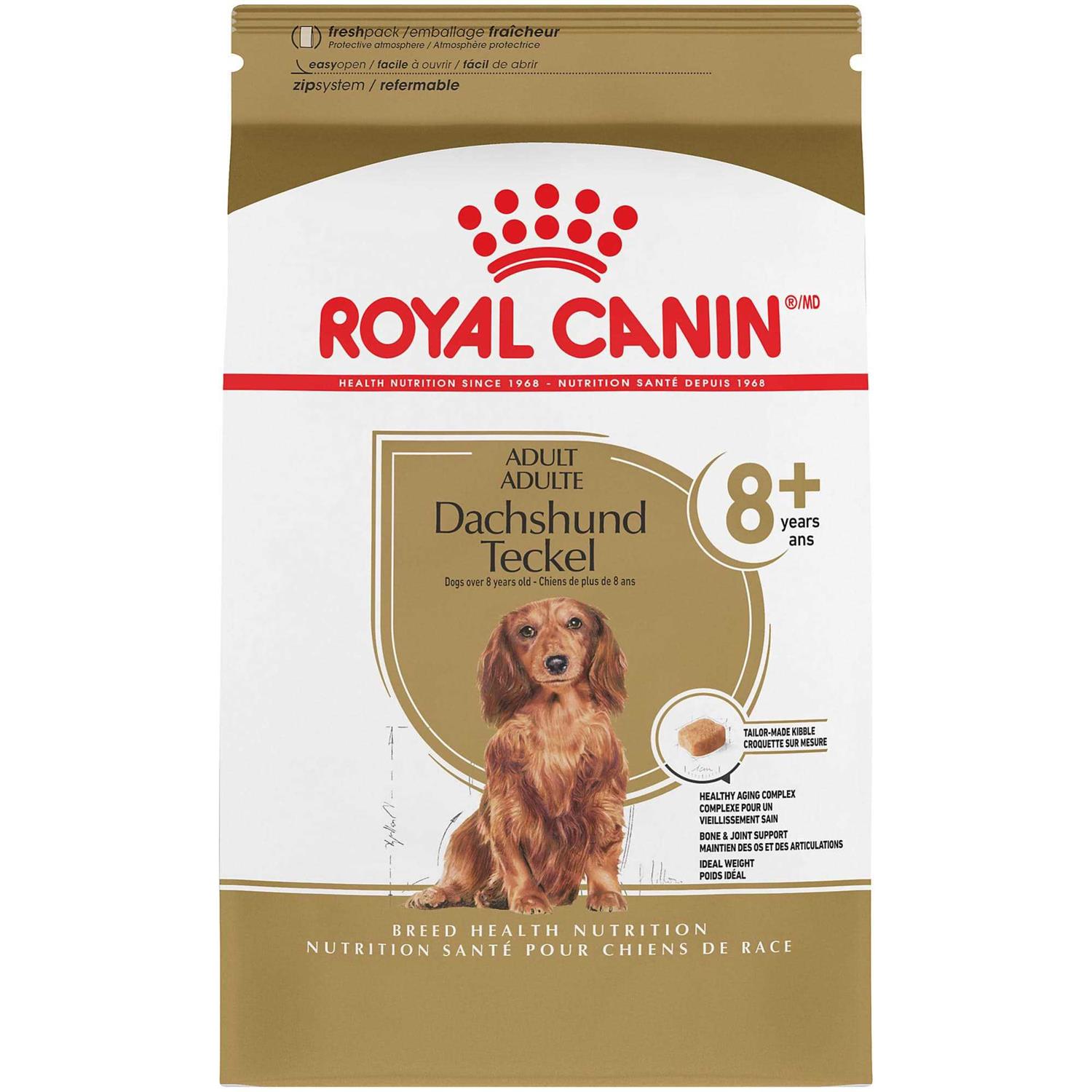Royal Canin Breed Health Nutrition Dachshund 8+ Adult Dry Dog Food