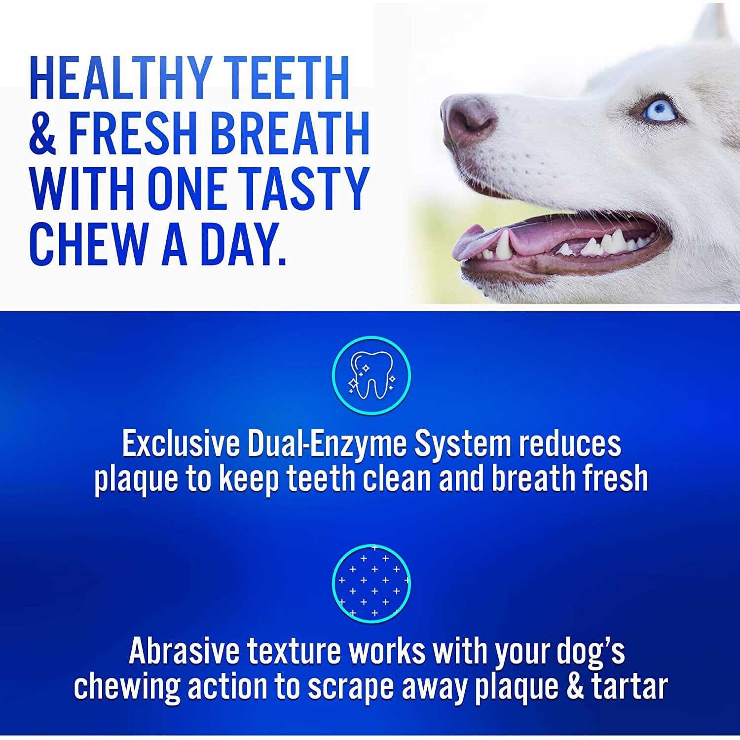C.E.T. Enzymatic Oral Hygiene Chews for Dogs