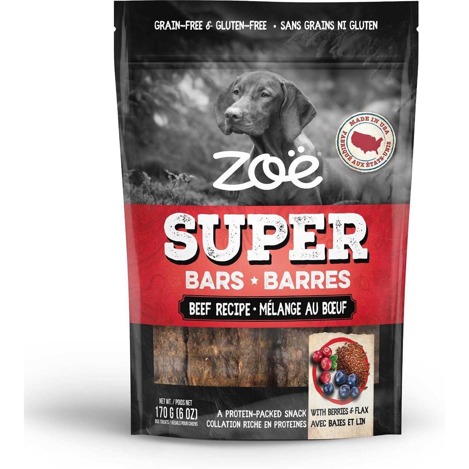 Zoe Beef Recipe Super Bars Dog Treats