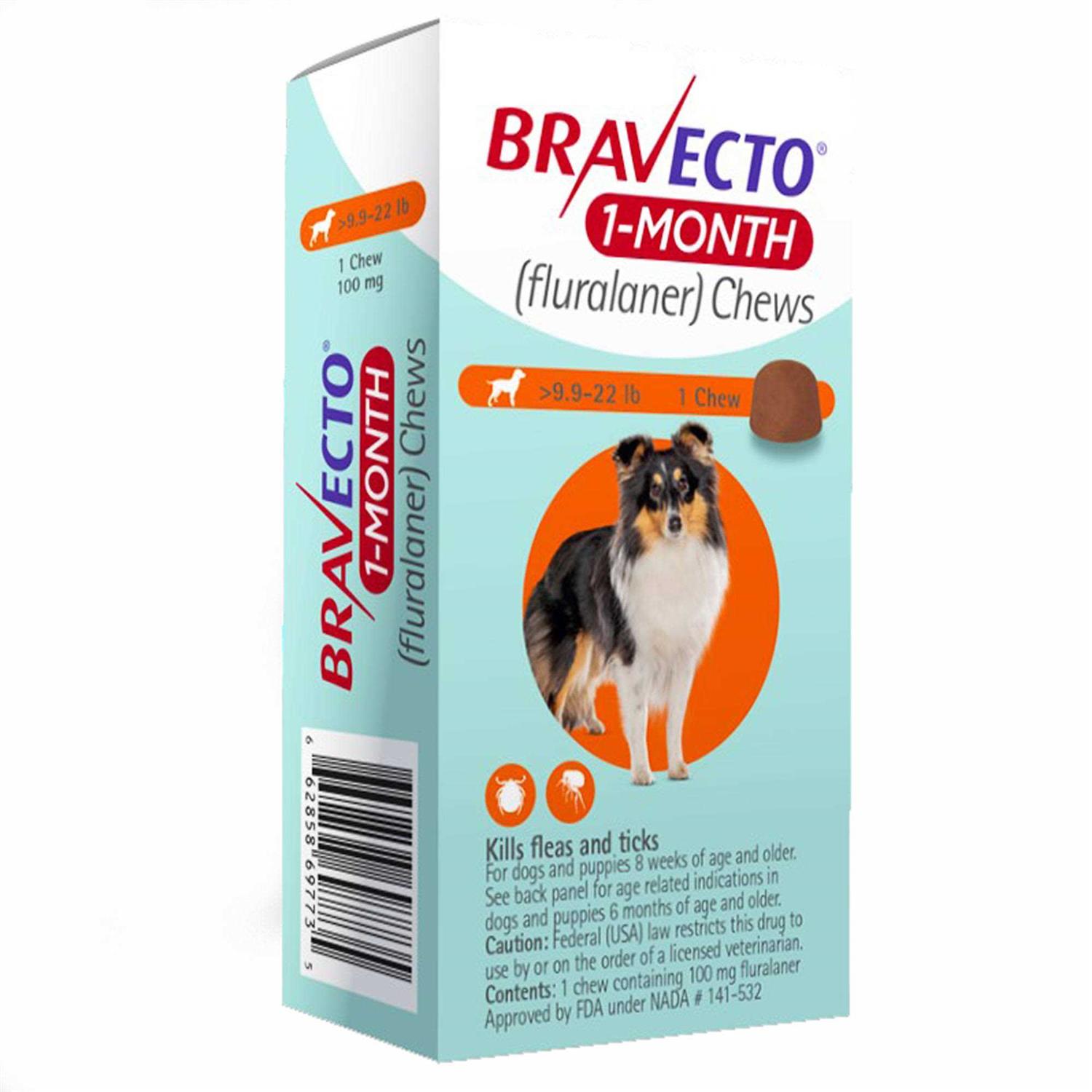 Bravecto 1-Month Chews for Dogs 9.9