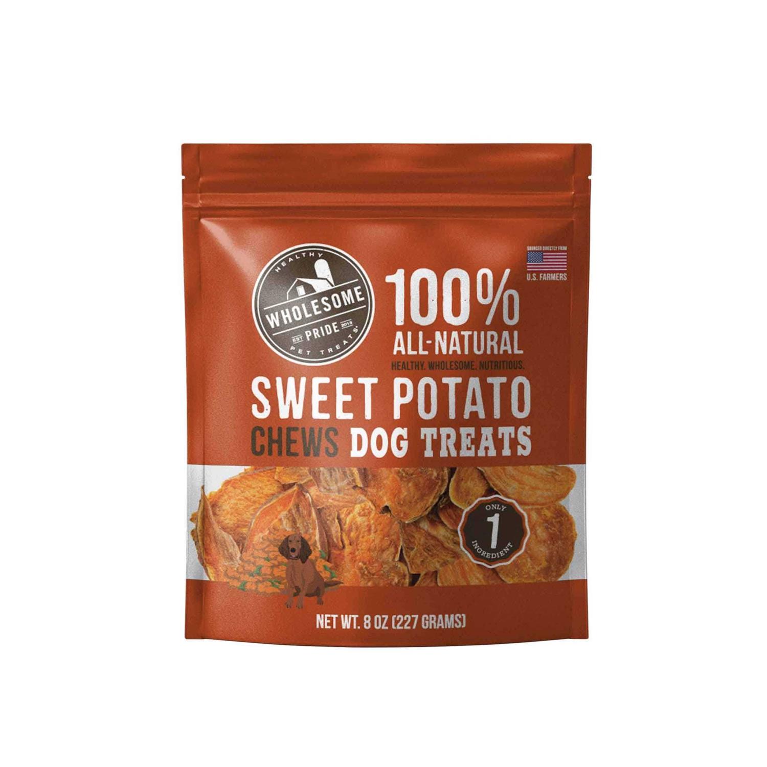 Wholesome Pride Sweet Potato Chews Dog Treats
