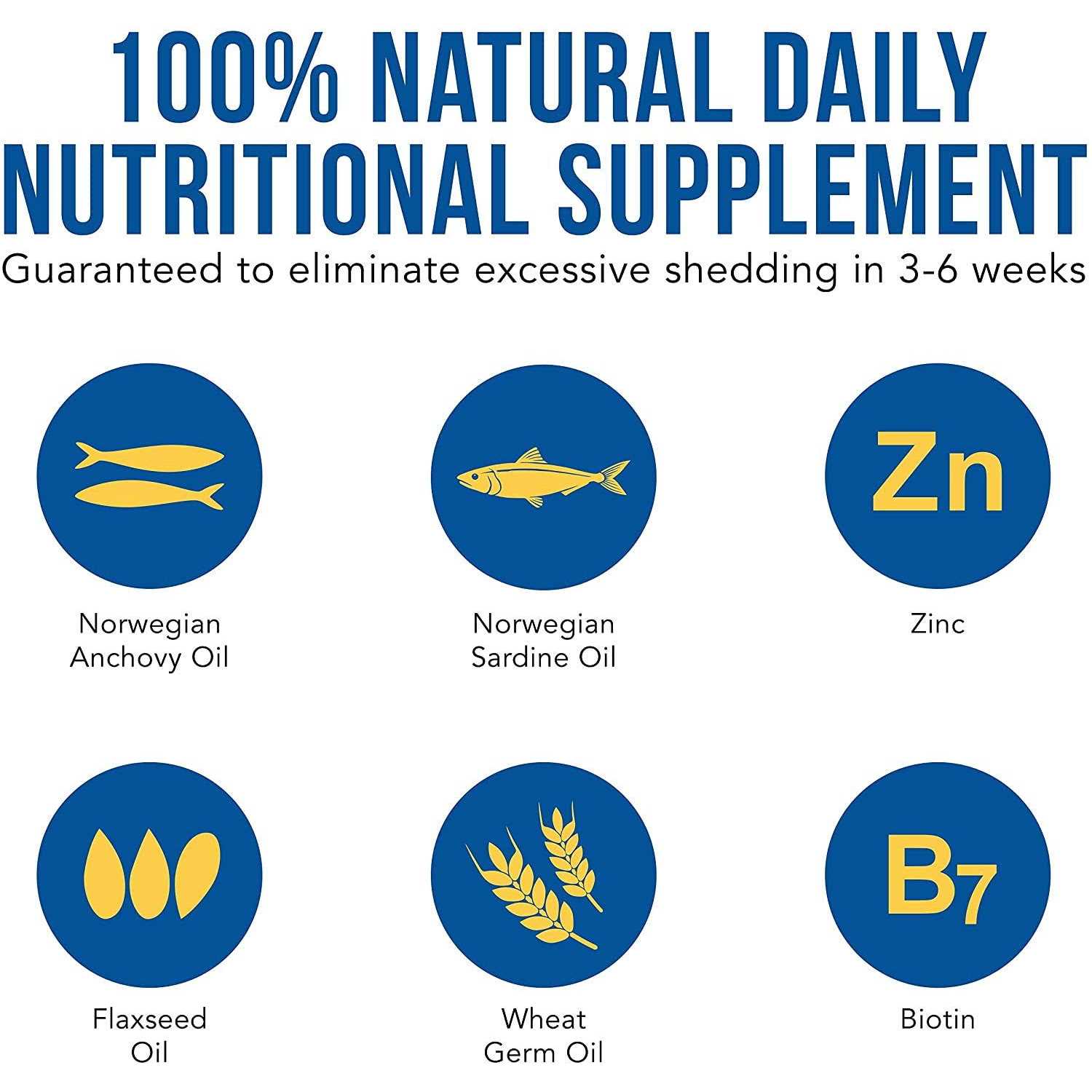 Shed-X Shed Control Supplement for Dogs