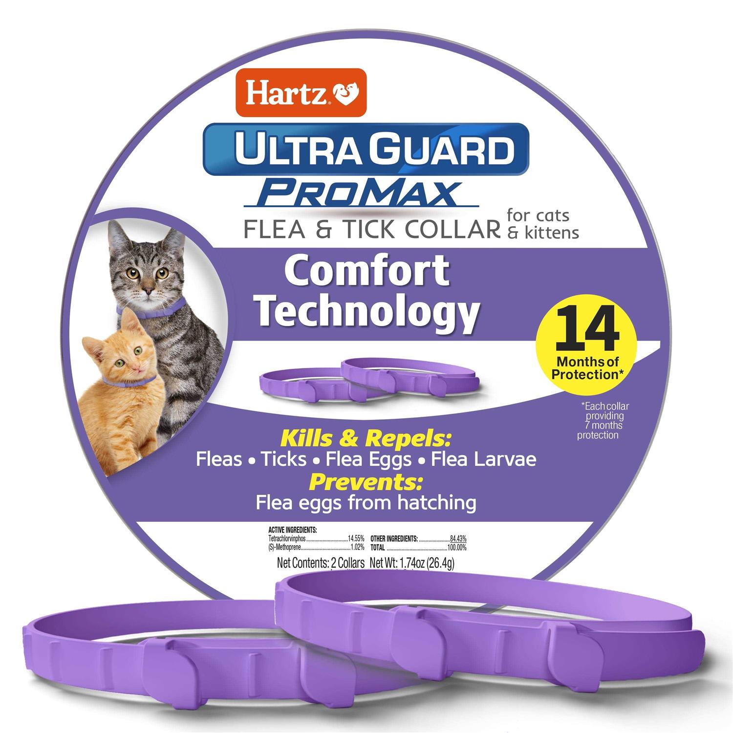 Hartz UltraGuard ProMax Flea & Tick Collar for Cats & Kittens