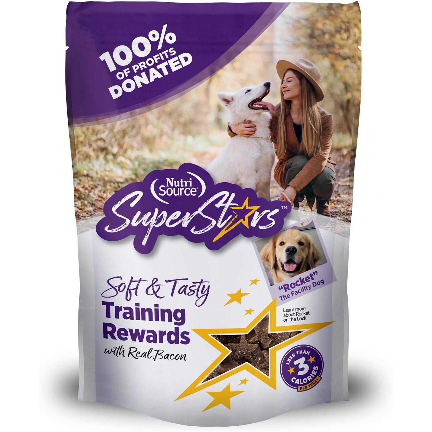 NutriSource SuperStars Bacon Dog Training Treats