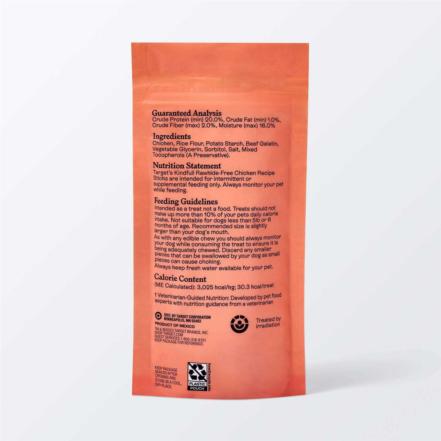 Kindfull Rawhide-Free Recipe Stick Dog Treat