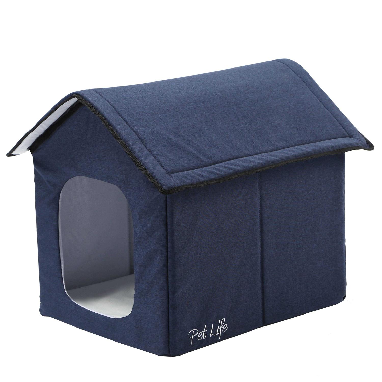 Pet Life Hush Puppy Electronic Heating and Cooling Smart Collapsible Pet House