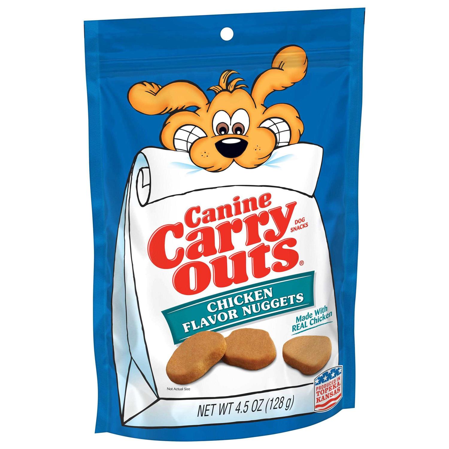 Canine Carry Outs Chicken Flavor Nuggets Dog Snacks