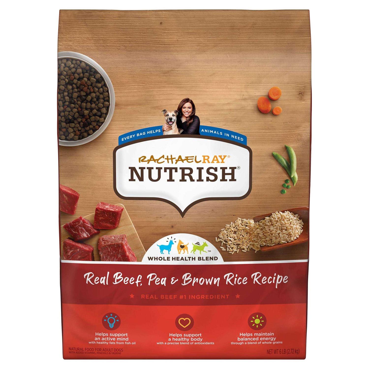 Rachael Ray Nutrish Real Beef Pea & Brown Rice Dry Dog Food